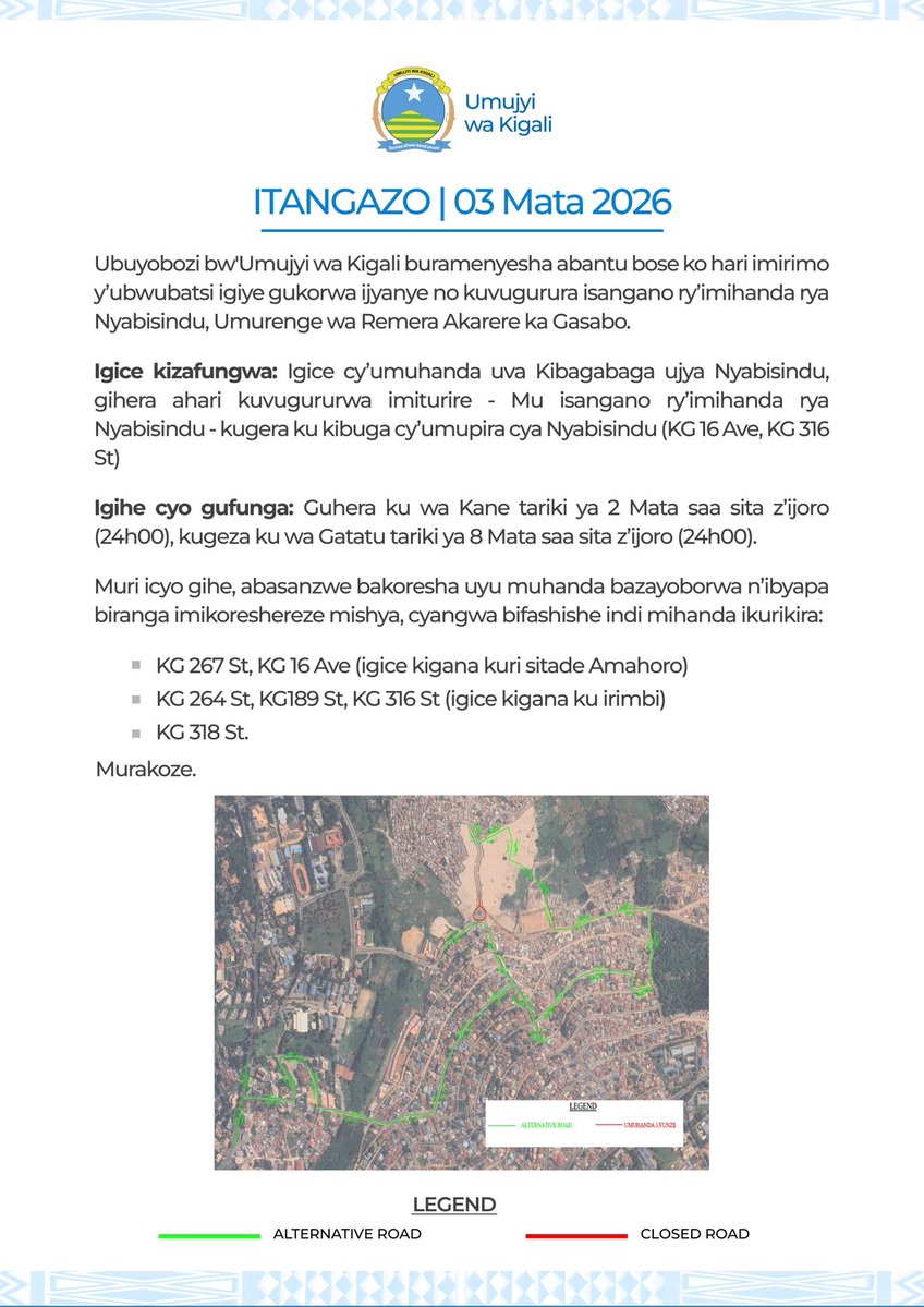 City of Kigali tweet media