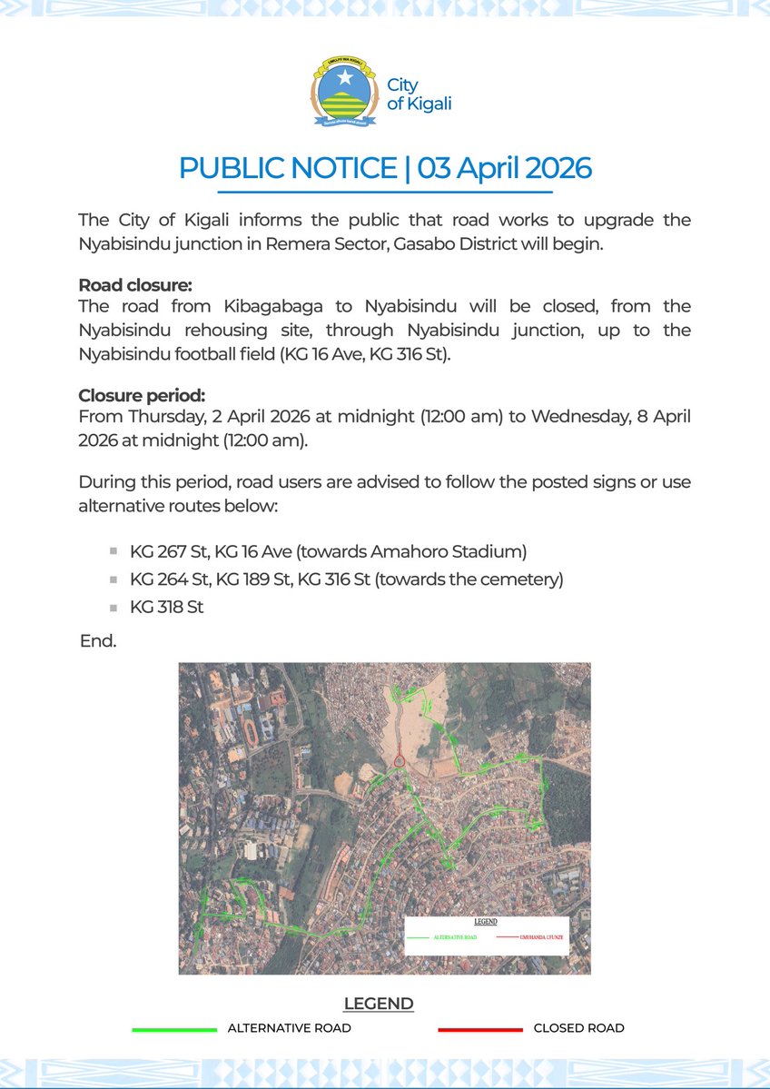 City of Kigali tweet media