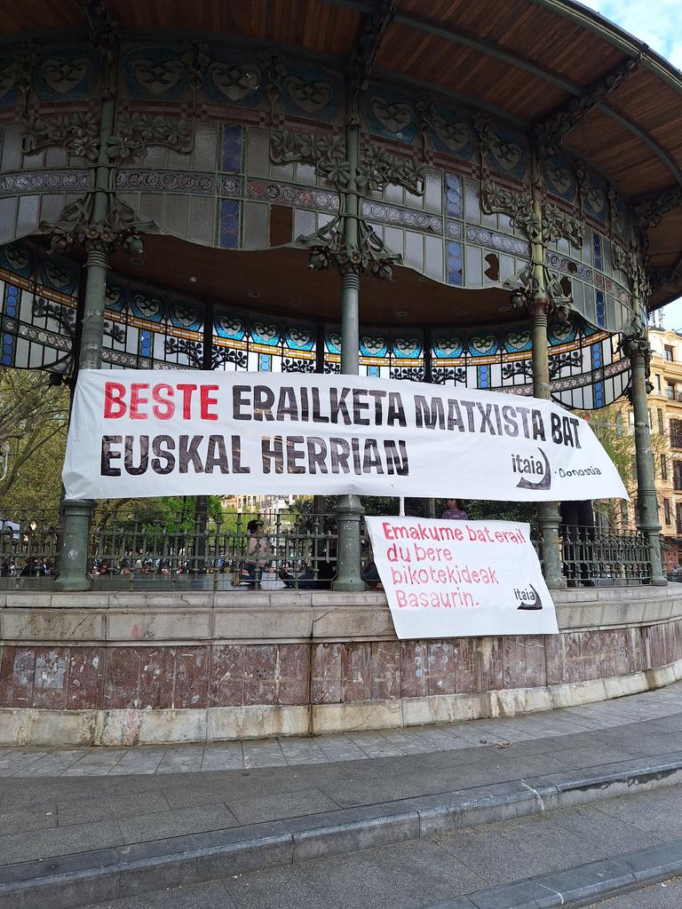 itaia_donostia's tweet photo. 🔴 ASKI DA! Beste erailketa matxista bat Euskal Herrian.

Emakume bat erail du bere bikotekideak Basaurin. https://t.co/1FTMj2tLiM