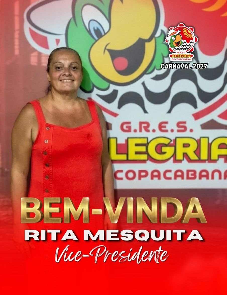 obatuque's tweet photo. A Alegria de Copacabana anunciou Rita Mesquita como nova vice-presidente para 2027 ❤️🤍

Ela chega para reforçar a gestão e o planejamento da escola rumo a um desfile competitivo.

#Carnaval2027 #Samba https://t.co/R9IfC2wjH4