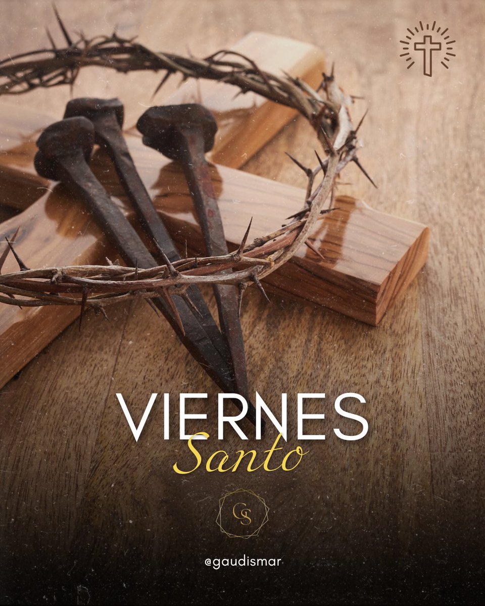 GaudisSp's tweet photo. ¿Reflexionando 🤔 sobre el significado del Viernes Santo? Un día 🌄 para recordar la crucifixión ✝️ y su impacto. ¿Qué significa para ti? #ViernesSanto #gaudismar https://t.co/qARV1iimTf
