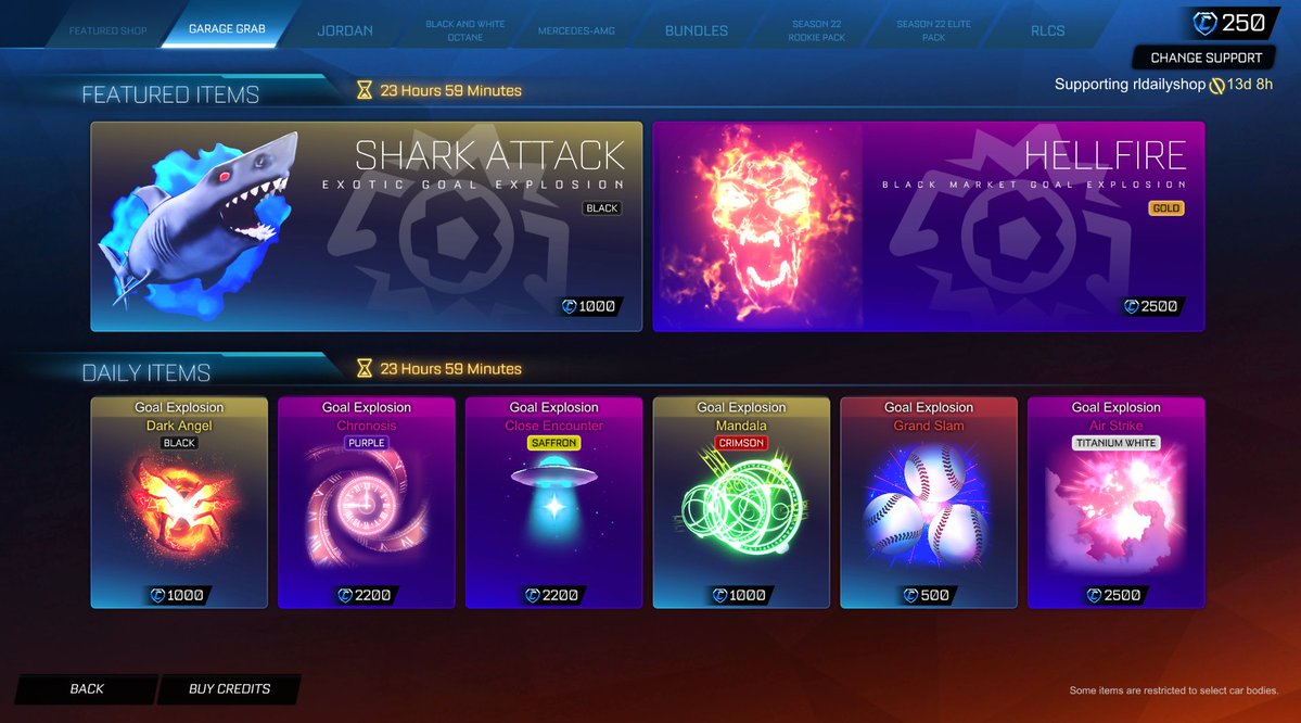 Rocket League Shop tweet media