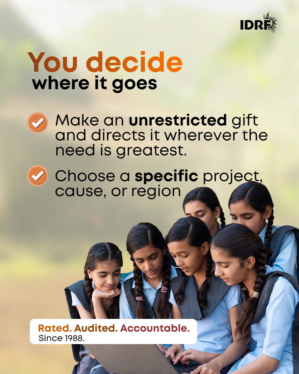 India Development and Relief Fund (IDRF) tweet media