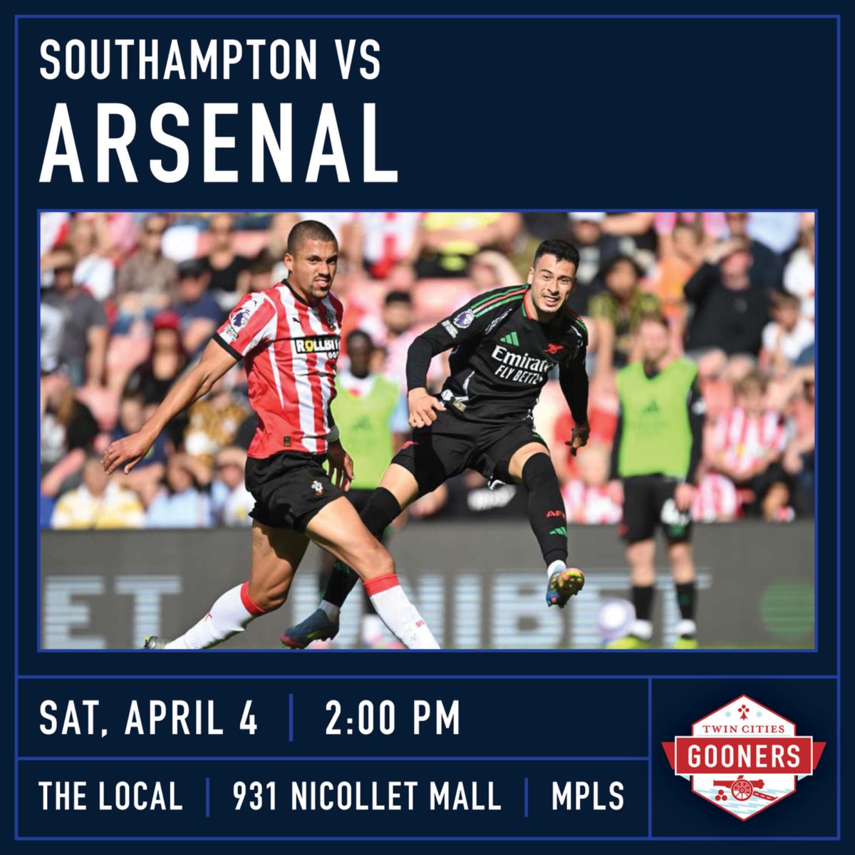 Twin Cities Gooners tweet media