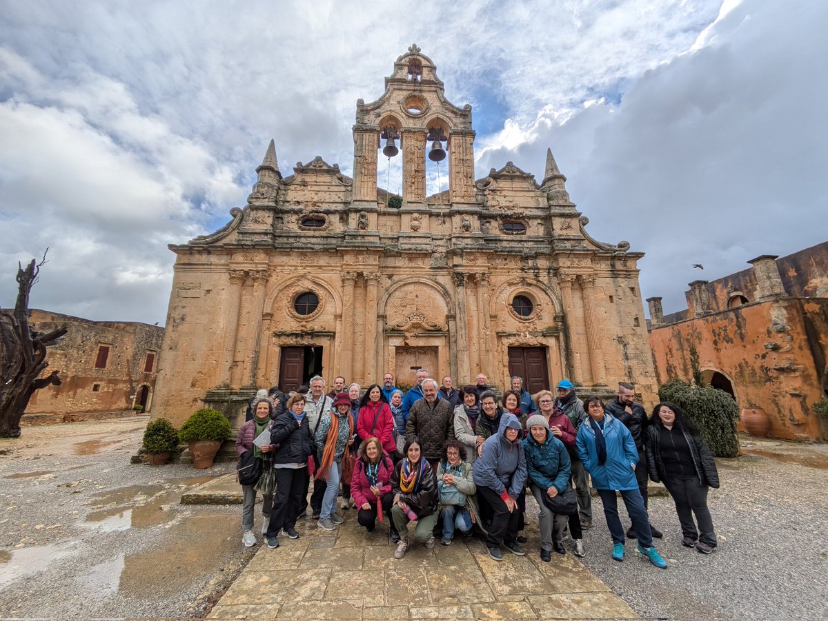 SEEC_nacional's tweet photo. Séptimo día del viaje de @SEEC_nacional  a Creta. Hoy hemos visitado Arkadi, Eleuterna, Armeni y Retimno. https://t.co/Pkr7EzYYoF