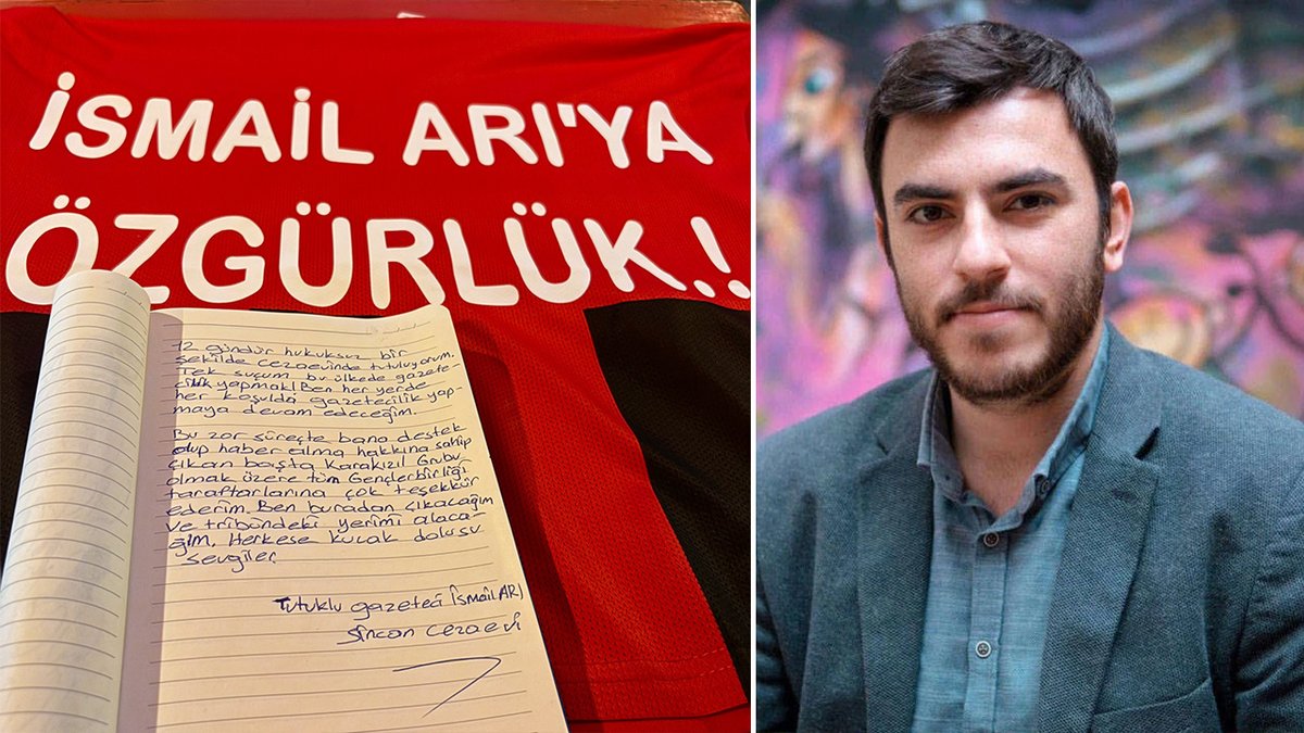 Muhabirimiz İsmail Arı'dan Gençlerbirliği Taraftar Grubu KaraKızıl'a mektup: "Buradan çıkacağım, tribündeki yerimi alacağım"
birgun.net/haber/muhabiri…