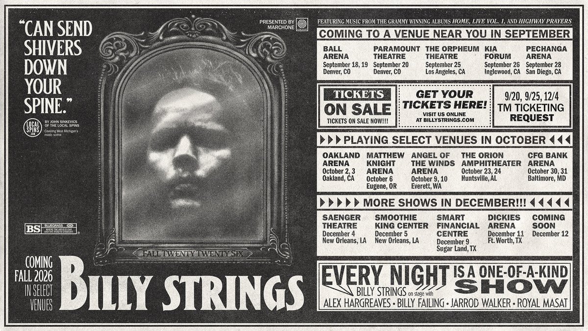 Billy Strings tweet media