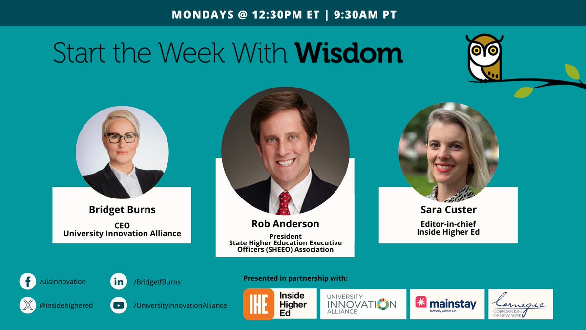 University Innovation Alliance (UIA) tweet media