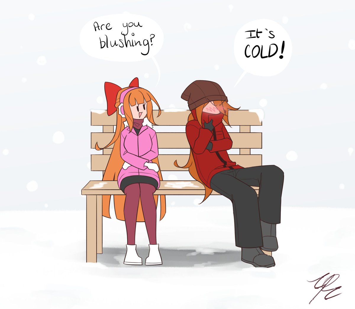 Cappucookie456's tweet photo. Snowy Day🌸🧱

#myart #digitalart #anime #animeart #ppg #ppgfanart #rrb #rrbfanart #cappuccinocookie456 https://t.co/r5xoPldrUm