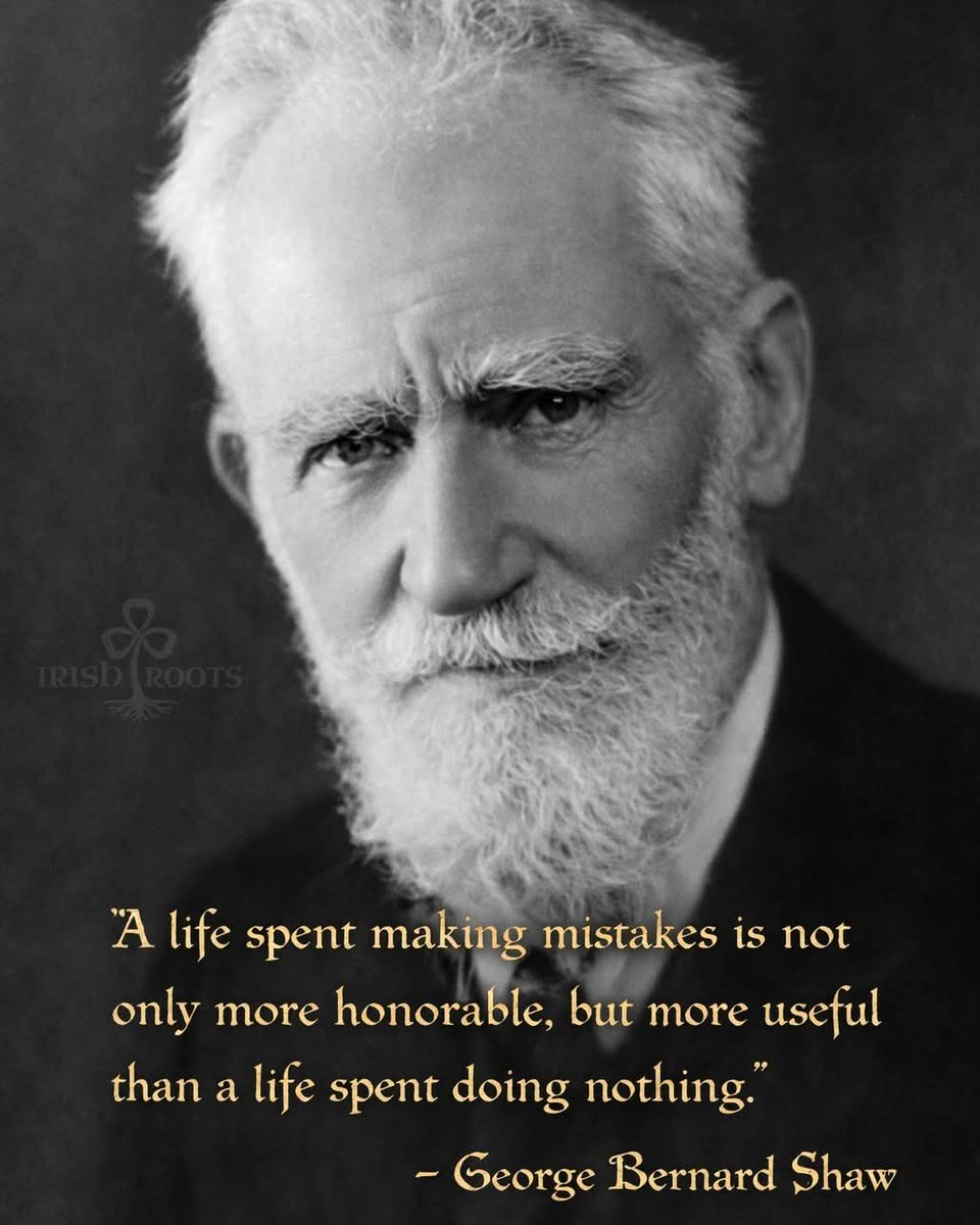 ThisIsIreland3's tweet image. A reminder that progress rarely comes from standing still. Growth asks for effort, risk, and the courage to try, even when the outcome is uncertain 💚

#GeorgeBernardShaw #IrishWriters #WordsToLiveBy #IrishHeritage #IrishRoots

📸 Irish Roots