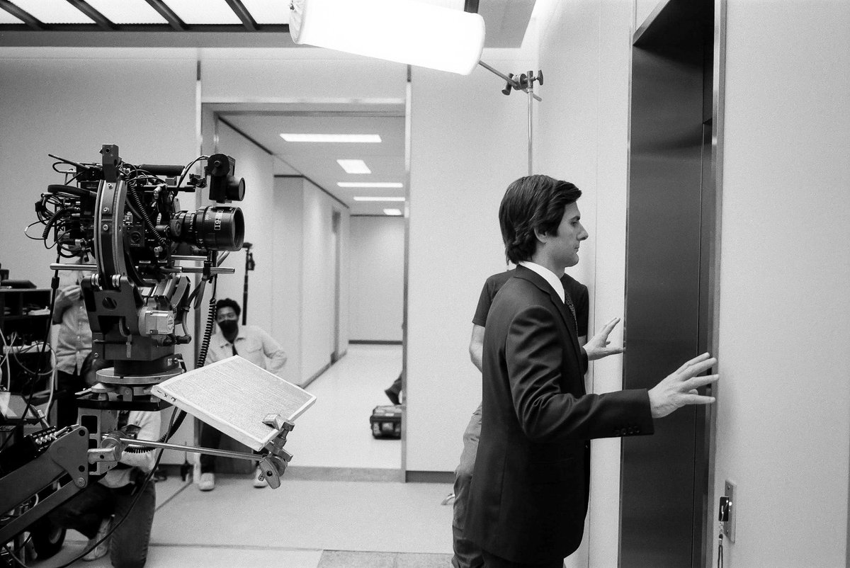 Happy Birthday Adam Scott. That time he held up the set when it almost fell over. 

#Leica tri X film shot #severance