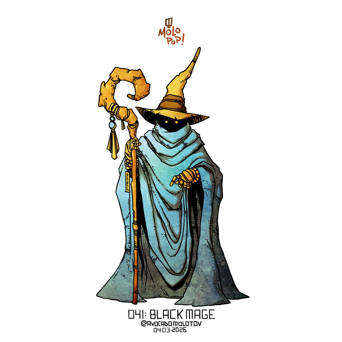 AvocadoMolotov's tweet photo. Molopop 41: Black Mage

No face. No voice.

Just power.

Who should be next?

#finalfantasy #ff1 #fyp #blackmage #fanartfriday #artistinx https://t.co/PoepSxRwTM