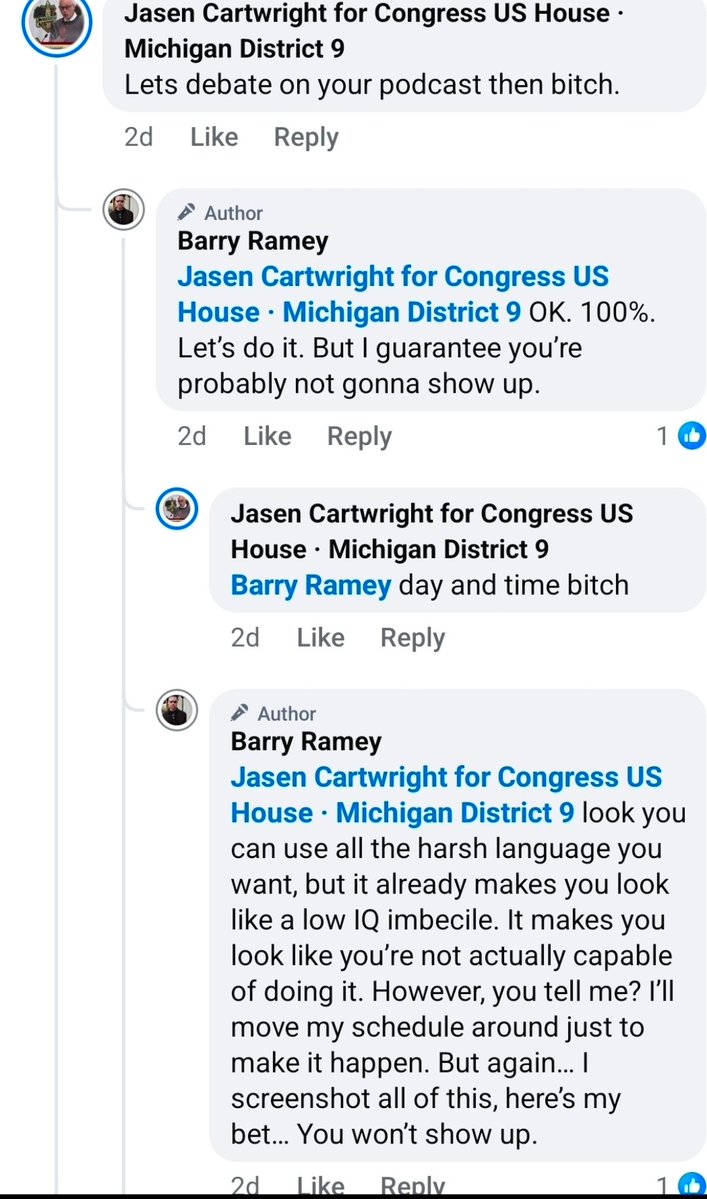 Jasen Cartwright Independent for Congress MI-09 tweet media