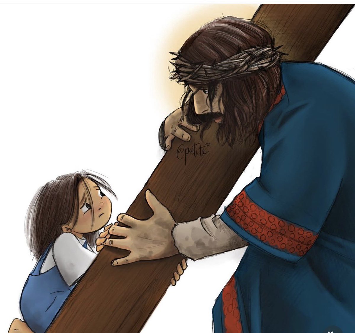 patite3's tweet photo. La Cruz la ha llevado por ti y por mi. Si, por ti. Pon tu nombre.
Y tú y yo le podemos consolar y darle las gracias por su Amor enorme https://t.co/LvqpkS8HO6
