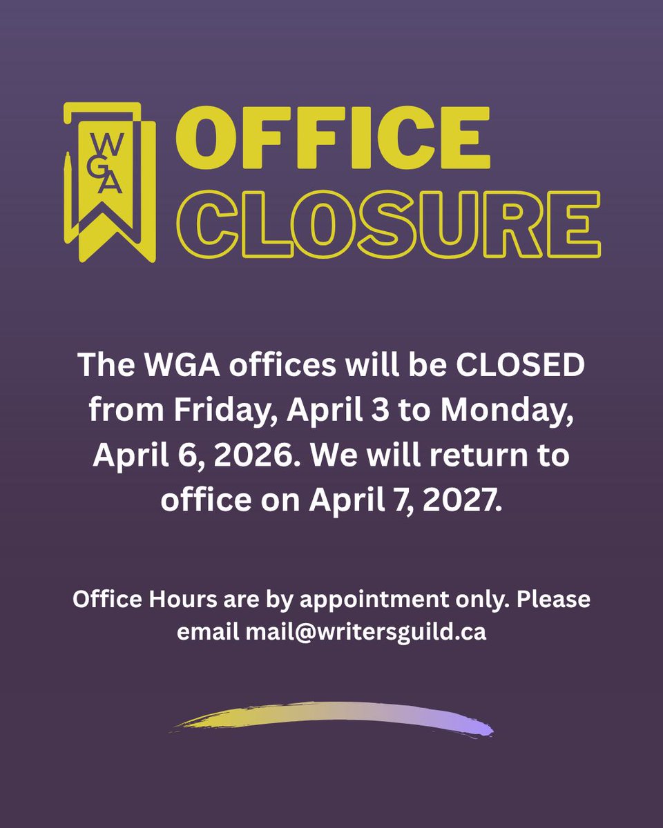 Writers'GuildAlberta tweet media