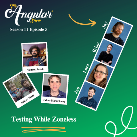 AngularShow's tweet image. #Angular apps can finally ship without Zone.js 🚀
But how do you test without fakeAsync? 🤔
This week, Angular's Andrew Scott and testing experts Rainer + Younes  break down zoneless testing. #ngconf
🟢bit.ly/4vbgNmA
🍎apple.co/4txG2Ot
📺youtu.be/wgWCOdeshtE