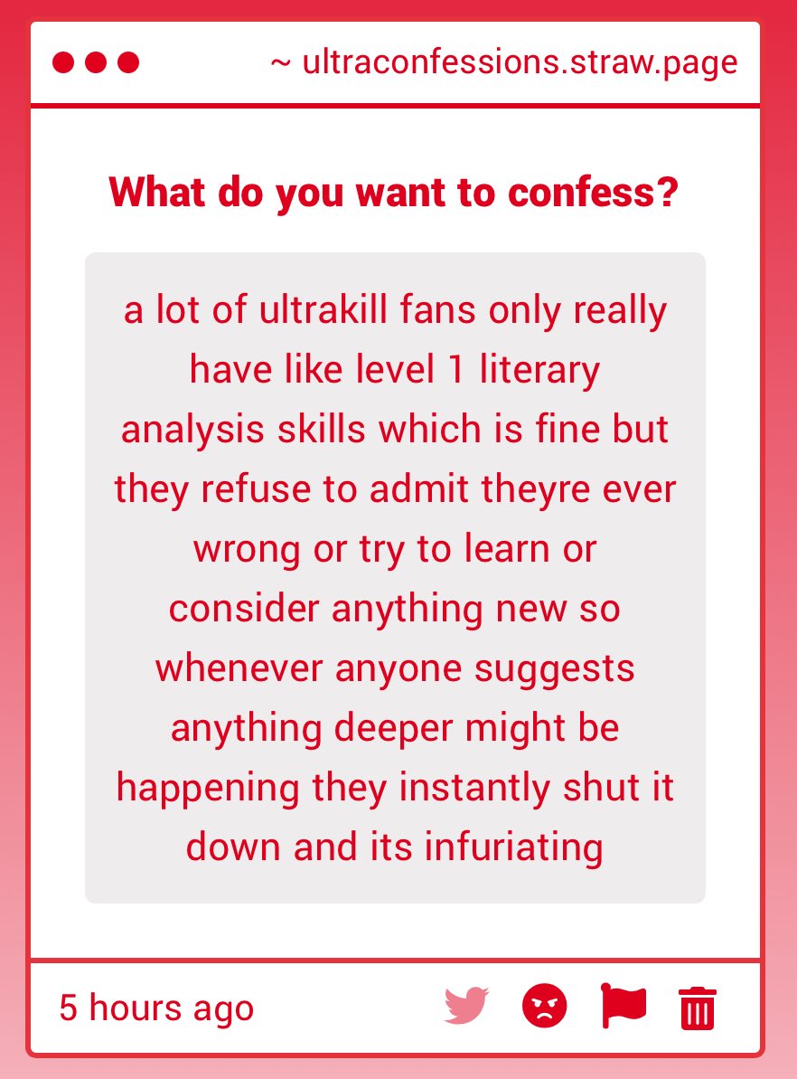 ULTRA Confessions tweet media