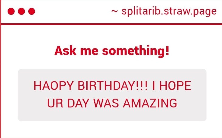 THANK YOU!!! <33 I APPRECIATE IT