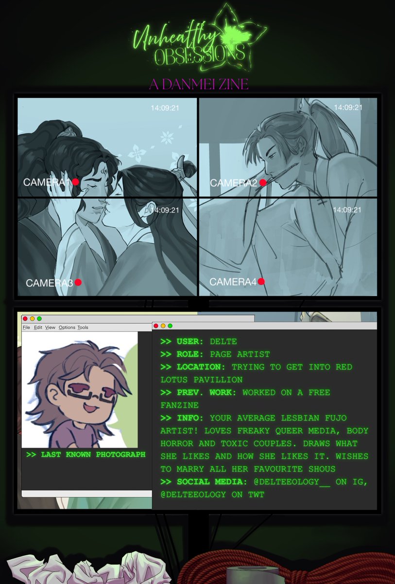 Unhealthy Obsessions: A Danmei Zine tweet media