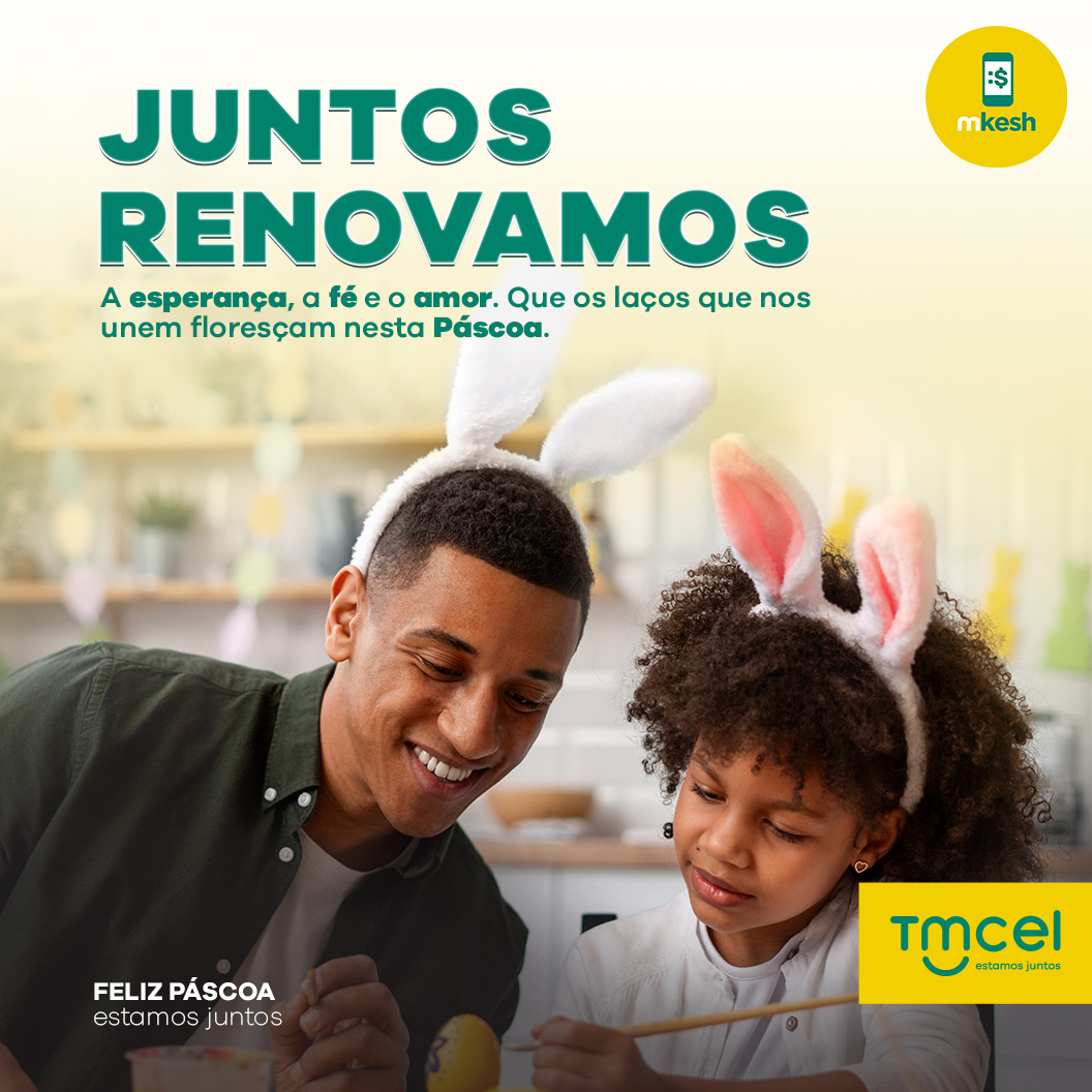 Tmcel_mz's tweet photo. Que os laços que nos unem floresçam nesta Páscoa.
Mais do que uma data, é um momento para renovar a nossa fé e fortalecer as conexões mais especiais.
Feliz Páscoa!
#Tmcel #EstamosJuntos https://t.co/B6gPSHxtso