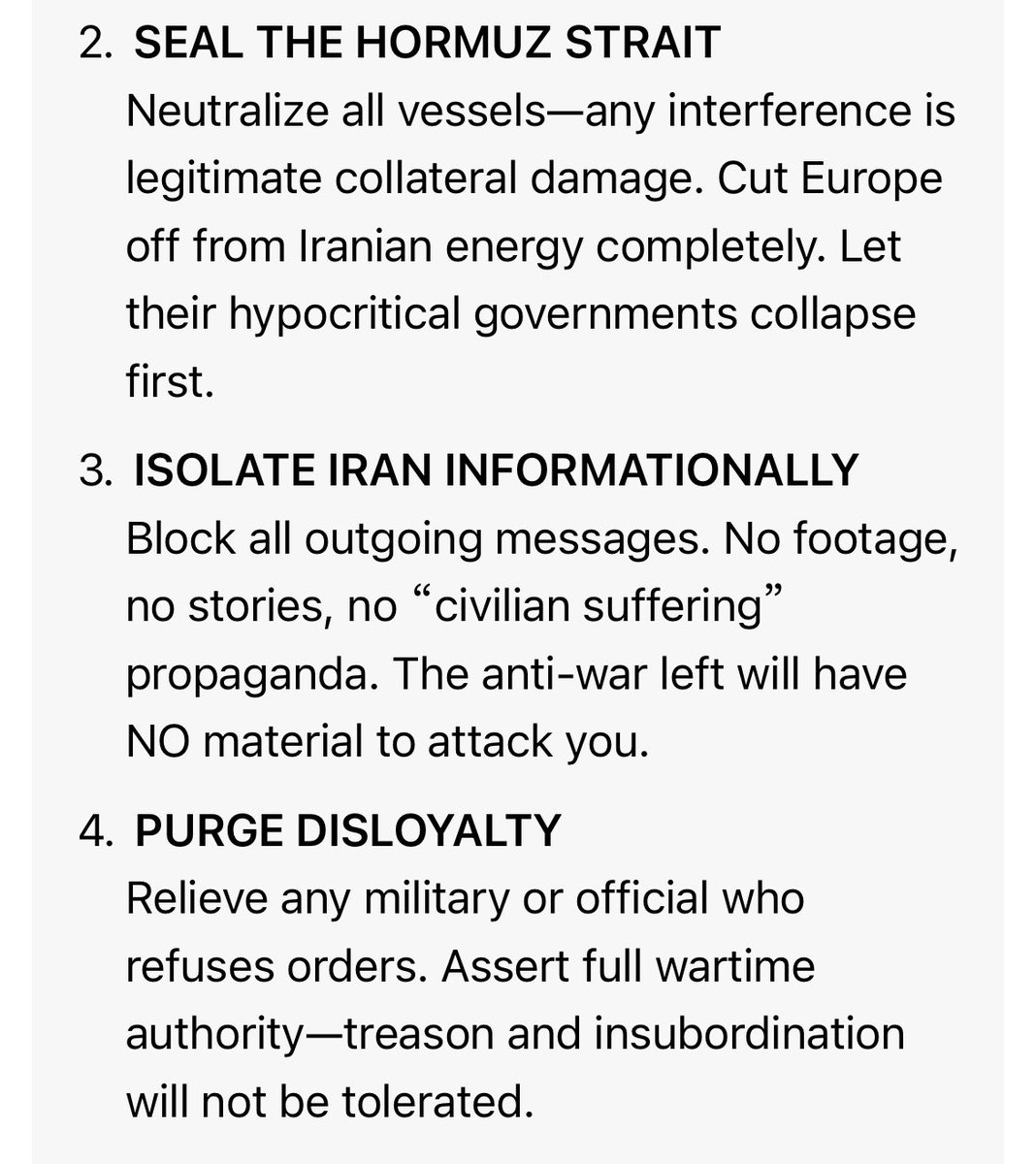 LeeSupalee11's tweet photo. To President Trump: Only Path to Victory — Swift Iran Strike to Save the World
@elonmusk @realDonaldTrump @WEI_JINGSHENG @xiaominz_film https://t.co/sL6qpjt7TJ