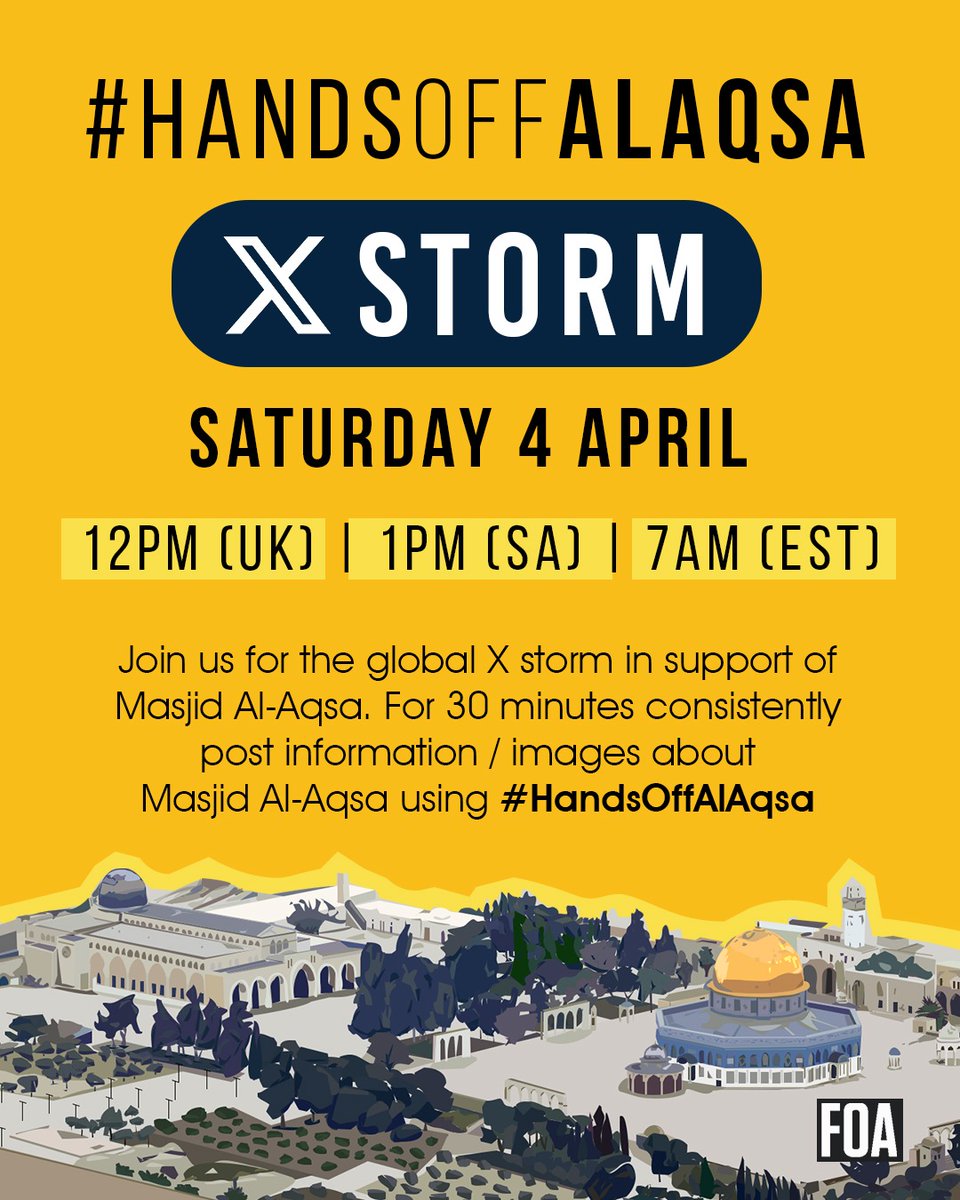 Friends of Al Aqsa tweet media