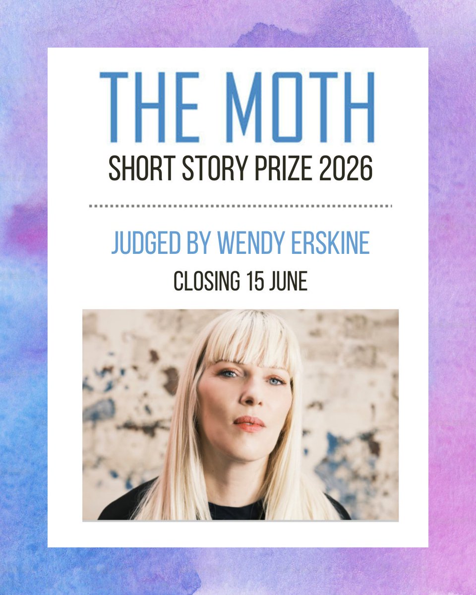 themothmagazine's tweet photo. This year's Moth Short Story Prize is now officially open... 

And we're delighted to share that the brilliant @WednesdayErskin is joining us as this year's judge. 

THE PRIZES

1st prize €3,000
2nd prize €1,000
3rd prize a week at The Moth Retreat https://t.co/ZAEcu2Hfuw