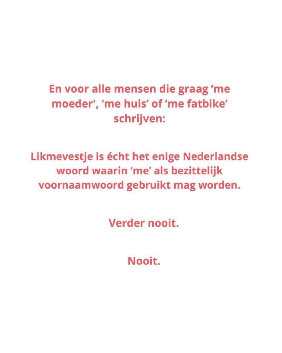 Me bijdrage aan de Nederlandse taal: