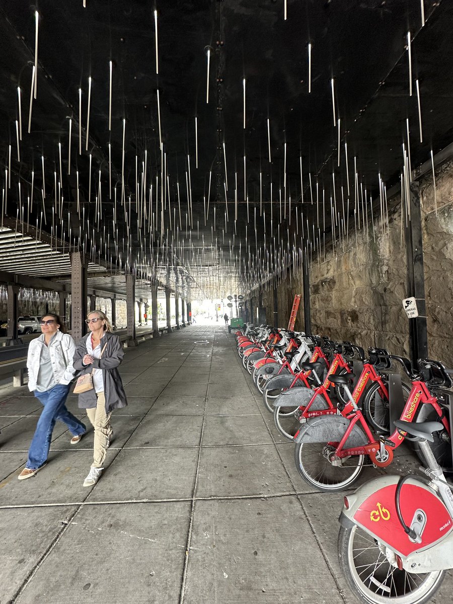 NoMaBID's tweet photo. Let there be light ✨

NoMa’s M Street underpass “Rain” art installation is glowing again. Big thanks to the electricians who got everything back up and running! https://t.co/qw0E3AHObO