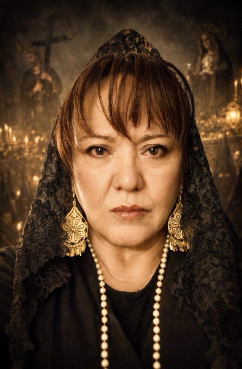 nacananprojet's tweet photo. La mantilla española y la peineta de Carey ; sevilla esta en Gordillo https://t.co/4ZnZ6F2KiF