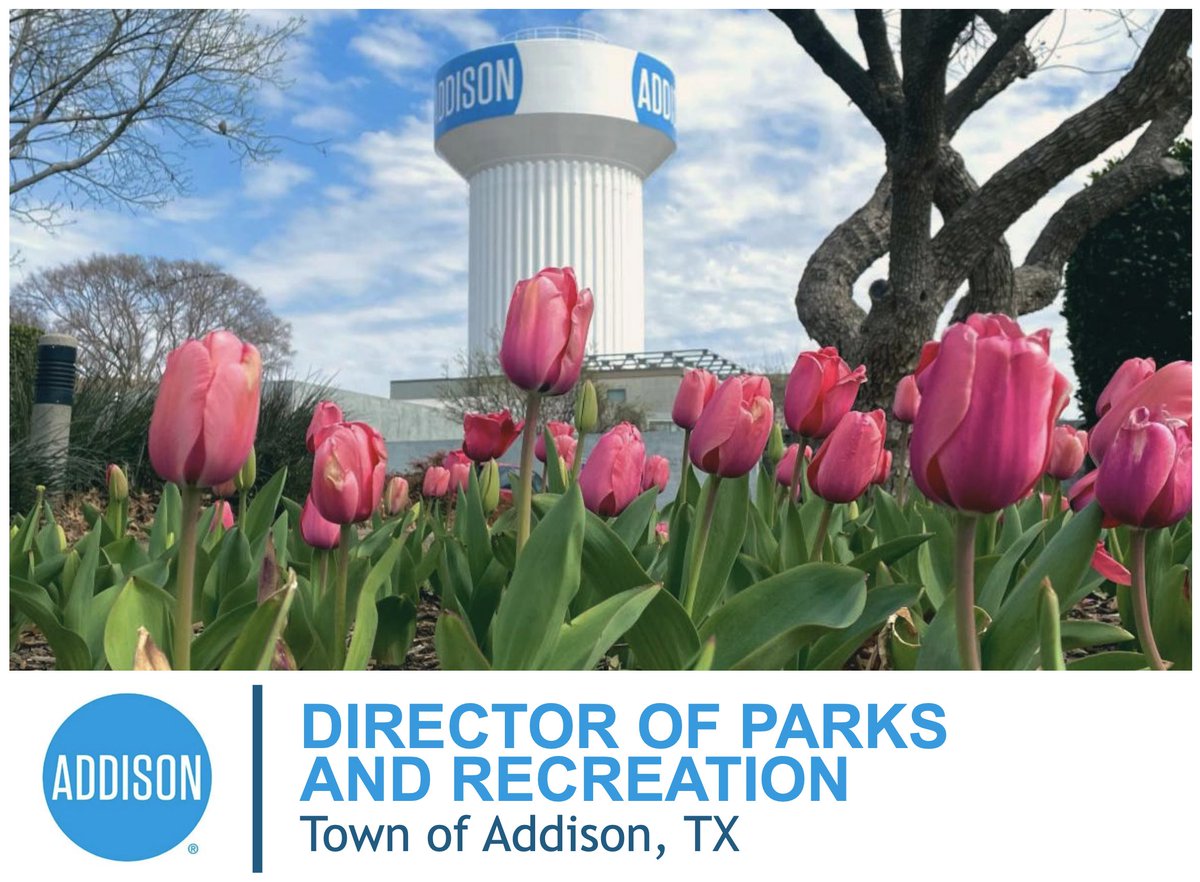 careersingov's tweet photo. 🚨APPLY NOW - @townofaddison is #hiring a DIRECTOR OF PARKS AND RECREATION.
🌿 Bachelor’s Degree
🌿 7 years parks and recreation exp
@NRPA_news @TRAPSTX #Jobalert #jobopening #applynow
https://t.co/URadWlaf1k https://t.co/zpsKdUhnGp