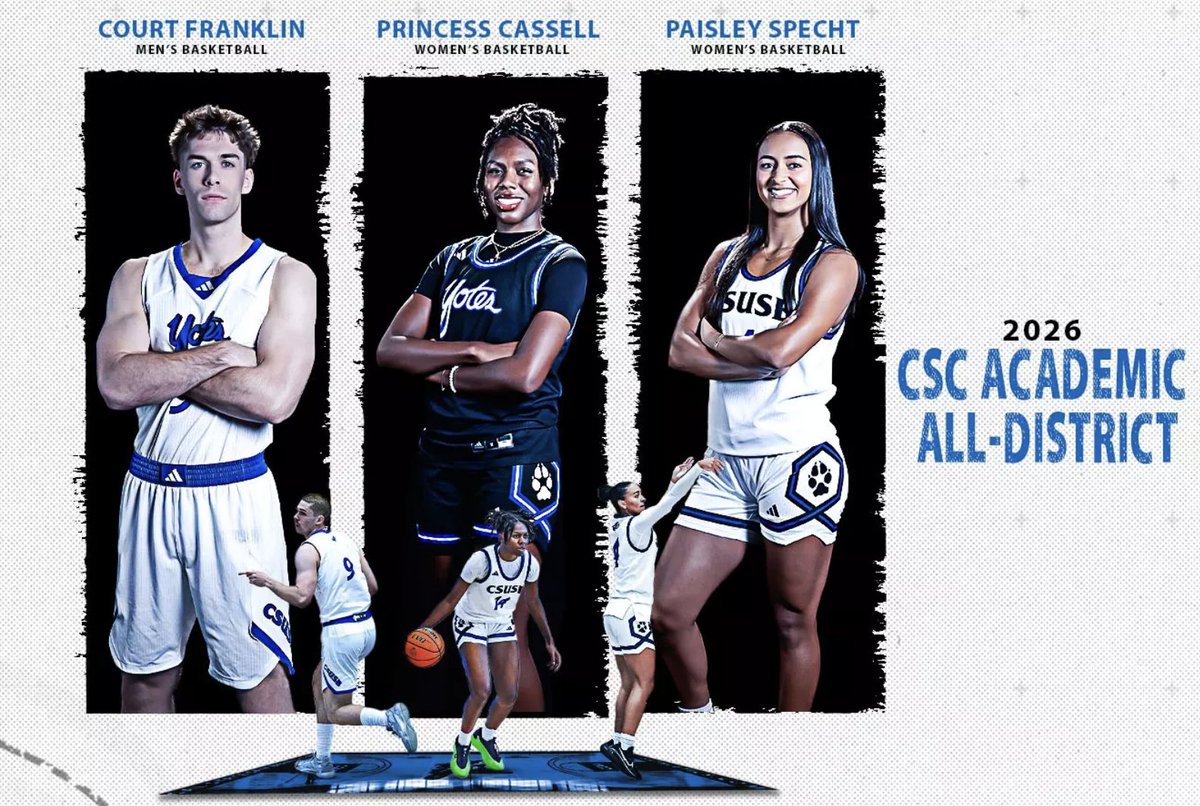 CSUSBMBB's tweet photo. Congratulations to Court Franklin on being named CSC Academic All-District https://t.co/2ayQzX5IHK