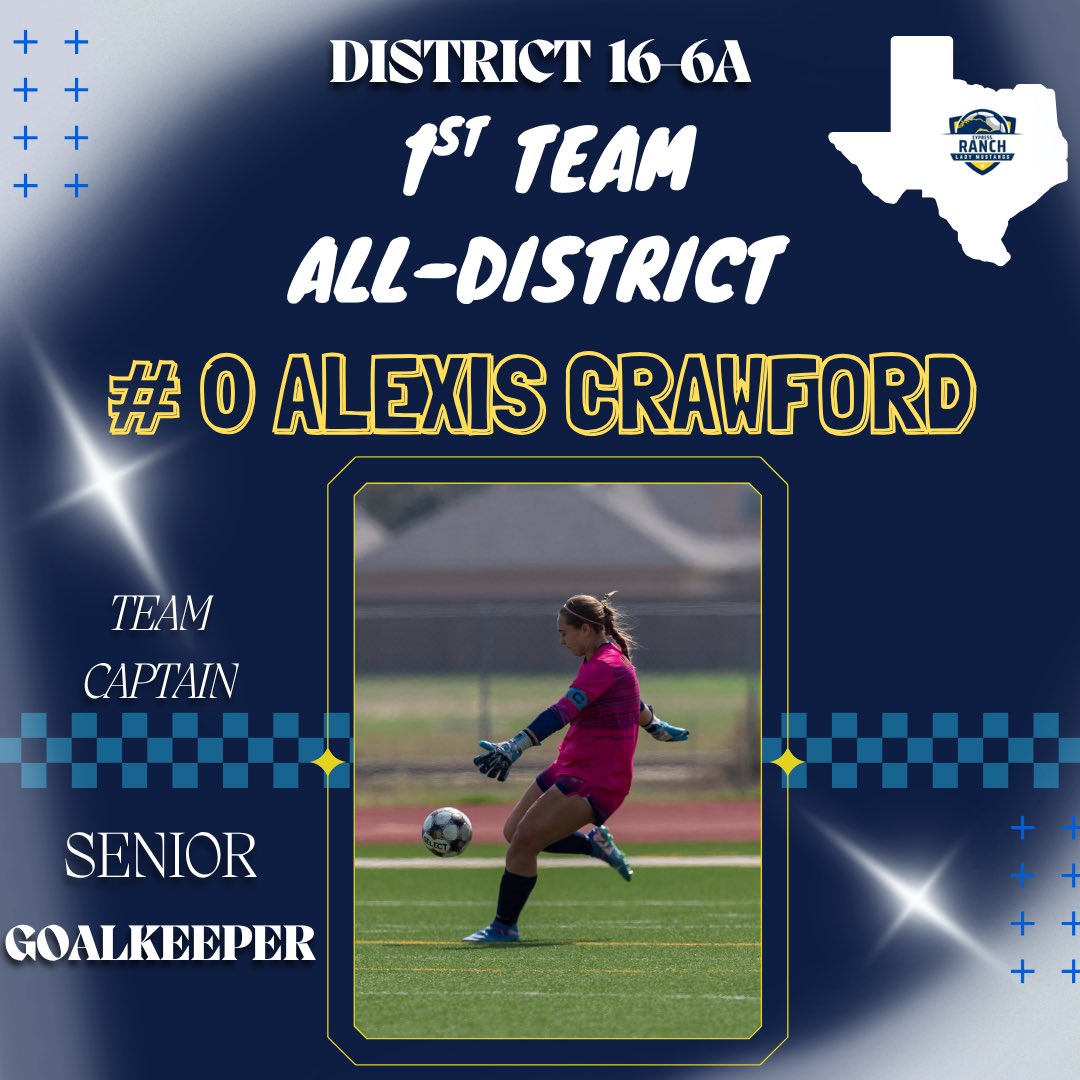 CRHSLadySoccer's tweet photo. 🚨1st Team All-District🚨

Congratulations to @alexis0crawford , @brooke_rest30  and Jordyn Schulte for earning First Team All-District honors! 
💙#0💙#4💙#12💙
#MakeItHappen

@CyRanchHS @CFISDAthletics https://t.co/efykiOhLc4