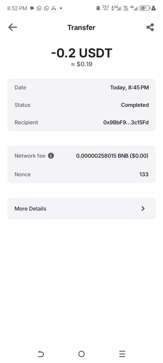 Komeno2025Web3's tweet photo. @PiNetDex Said I just build some little trust in @PiNetDex so sent $0.2 USDT on BNB chain to my  BNB Wallet provided in the telegram bot. Uptill now my wallet hasn't been credited. @PiNetDex What do you have to say about the delay. Despite successful transmission from my Metamask Wallet. https://t.co/TC14oDC6G3