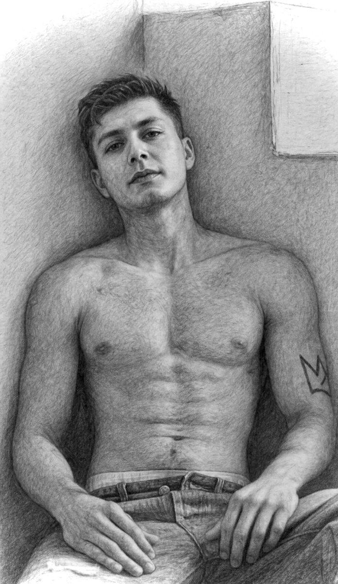 xTrinityxHuntx's tweet photo. In the crossing of light and shadow, there is a stillness that follows @AngelRiveraXXX #pencildrawing https://t.co/IswoIF9YWl
