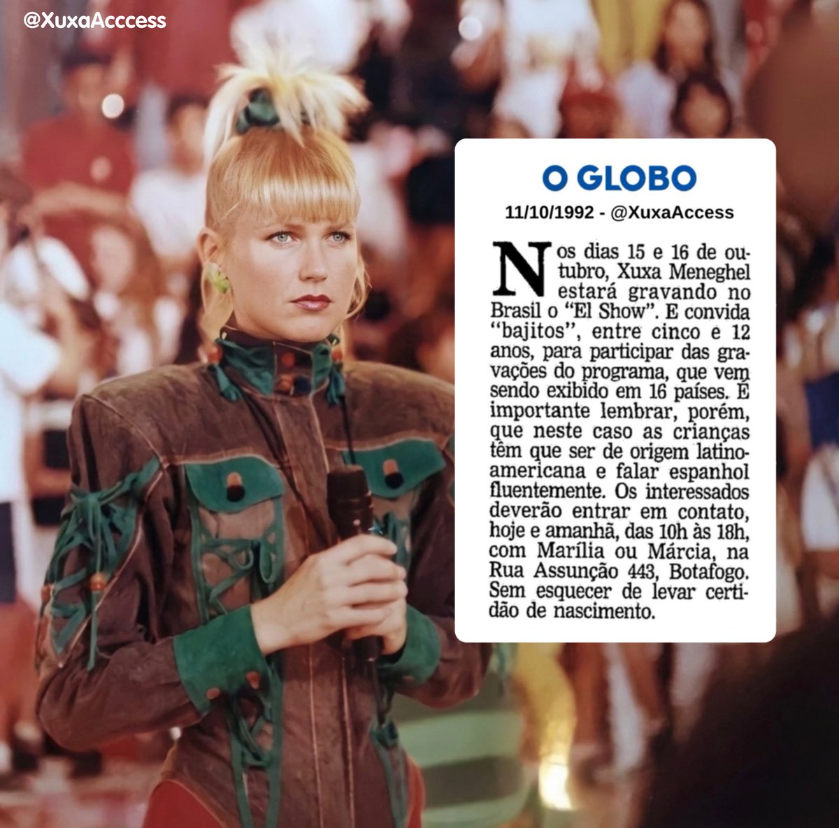 Xuxa Access tweet media