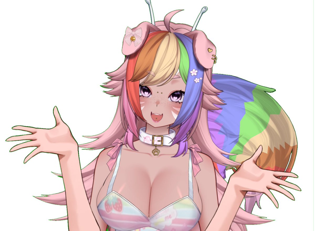 BabynessVT's tweet photo. @NiniOniVT I taste like skittles, I promise. https://t.co/Sp5TFRRgP5