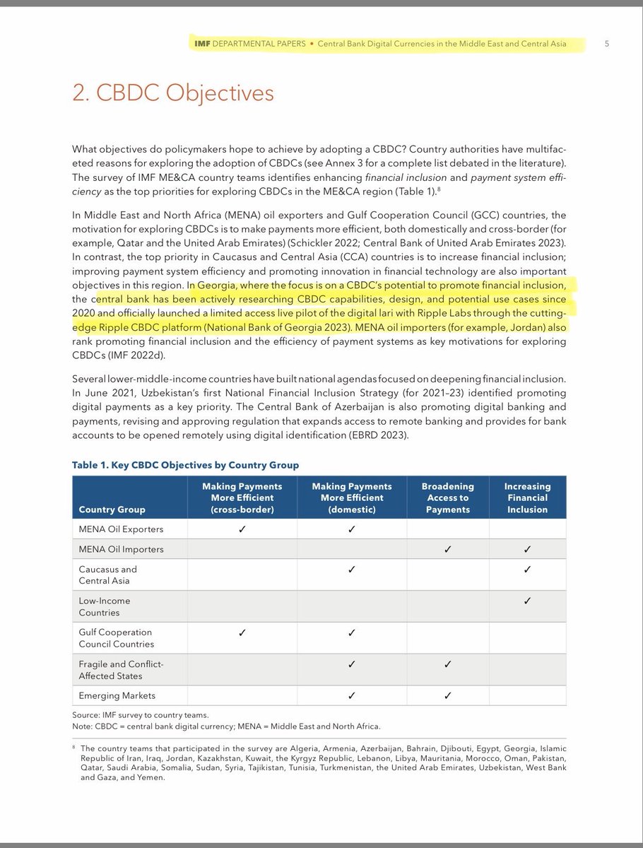 SMQKEDQG's tweet photo. ‼️ THE IMF HIGHLIGHTED RIPPLE’S TECHNOLOGY BEING UTILIZED FOR 3 CENTRAL BANK CBDCs‼️

Ripple 🤝 Georgia, Palau, Bhutan CBDCs

Documented 3x.📝👇 https://t.co/ykDGiiCJbu