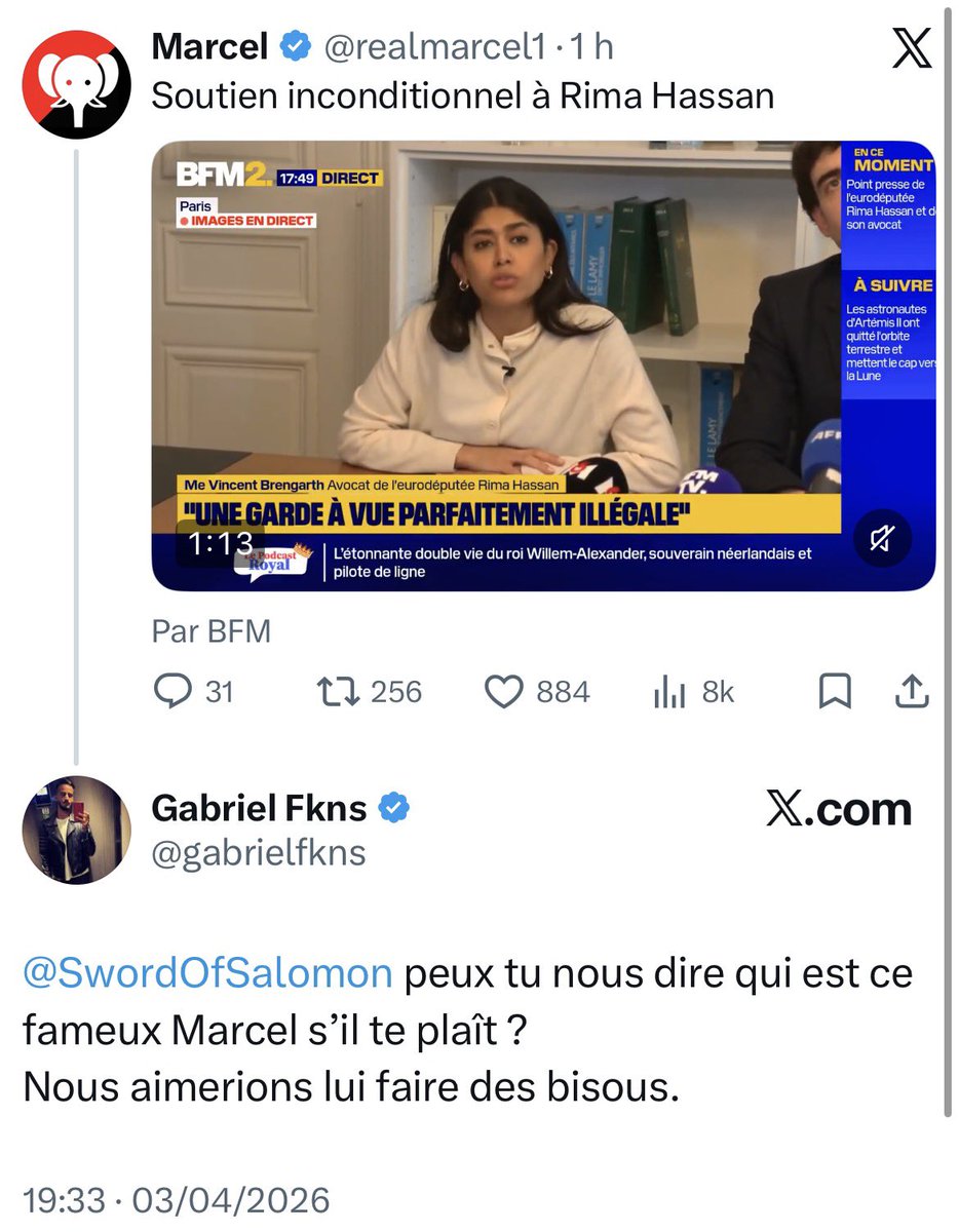 Marcel tweet media