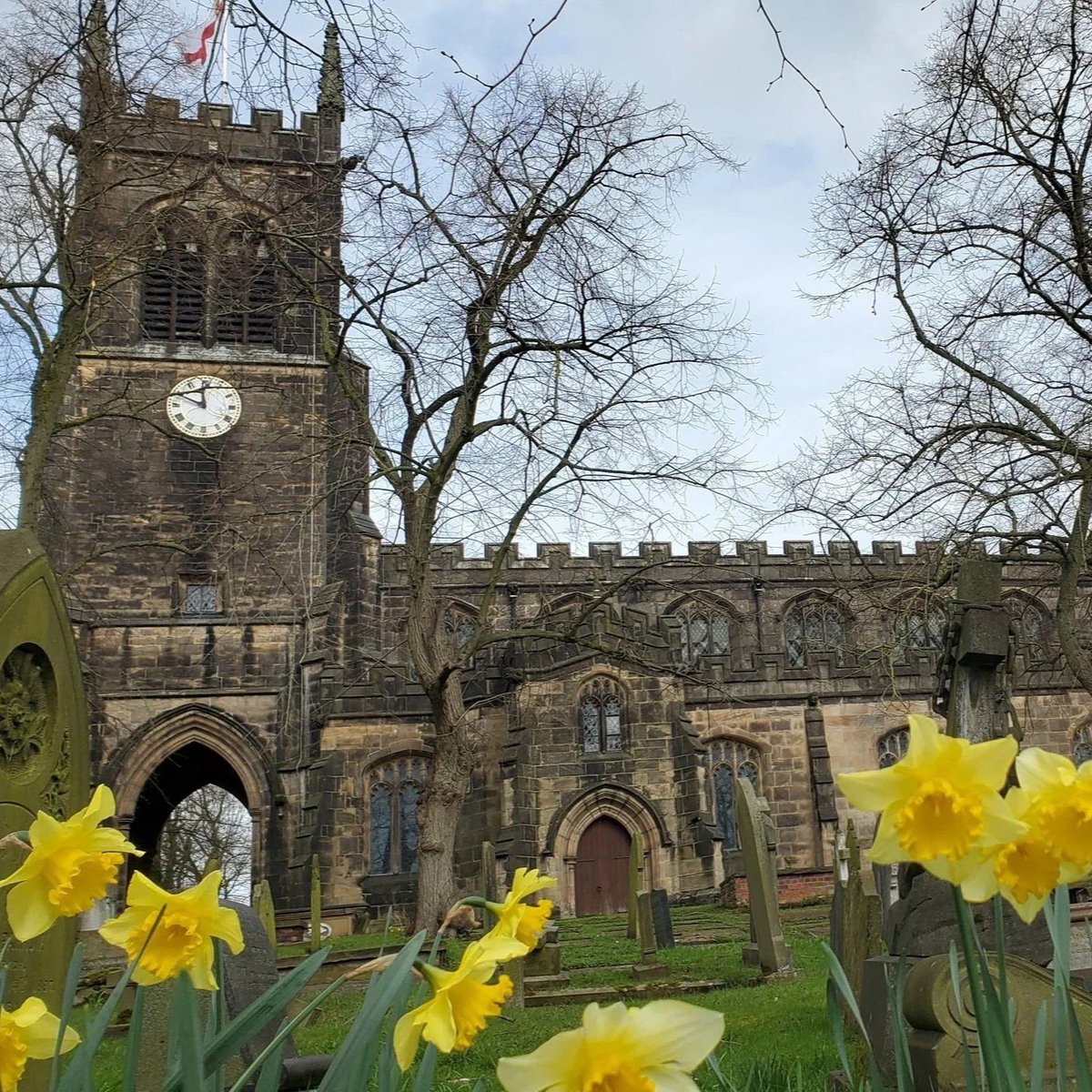 A lovely service this afternoon at St Mary’s #Sandbach for #GoodFriday and very grateful for the delicious #HotCrossBun
