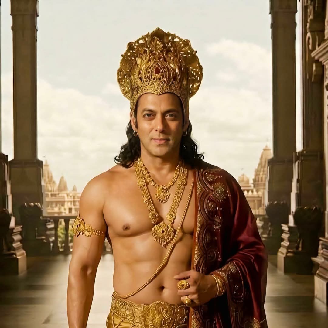 BasmaAdel480's tweet image. AI's majestic reimagining of Salman Khan as Lord Rama. 👑
Note: This creative edit was made by a talented Egyptian fan and colleague who shares the same love for Bhai. 🇪🇬🤝
@BeingSalmanKhan 
#SalmanKhan #LordRama
#Rama
#Ramayana