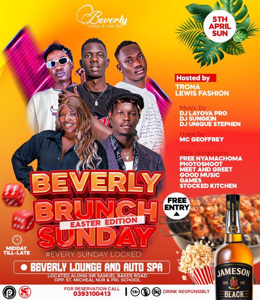 SolidEvent18048's tweet image. Brunch Sunday at Beverly 🍵 is not for everyone… it’s invite only 🔥
Free meat roasting, games, and pure vibes!
#EasterEdition #InviteOnly