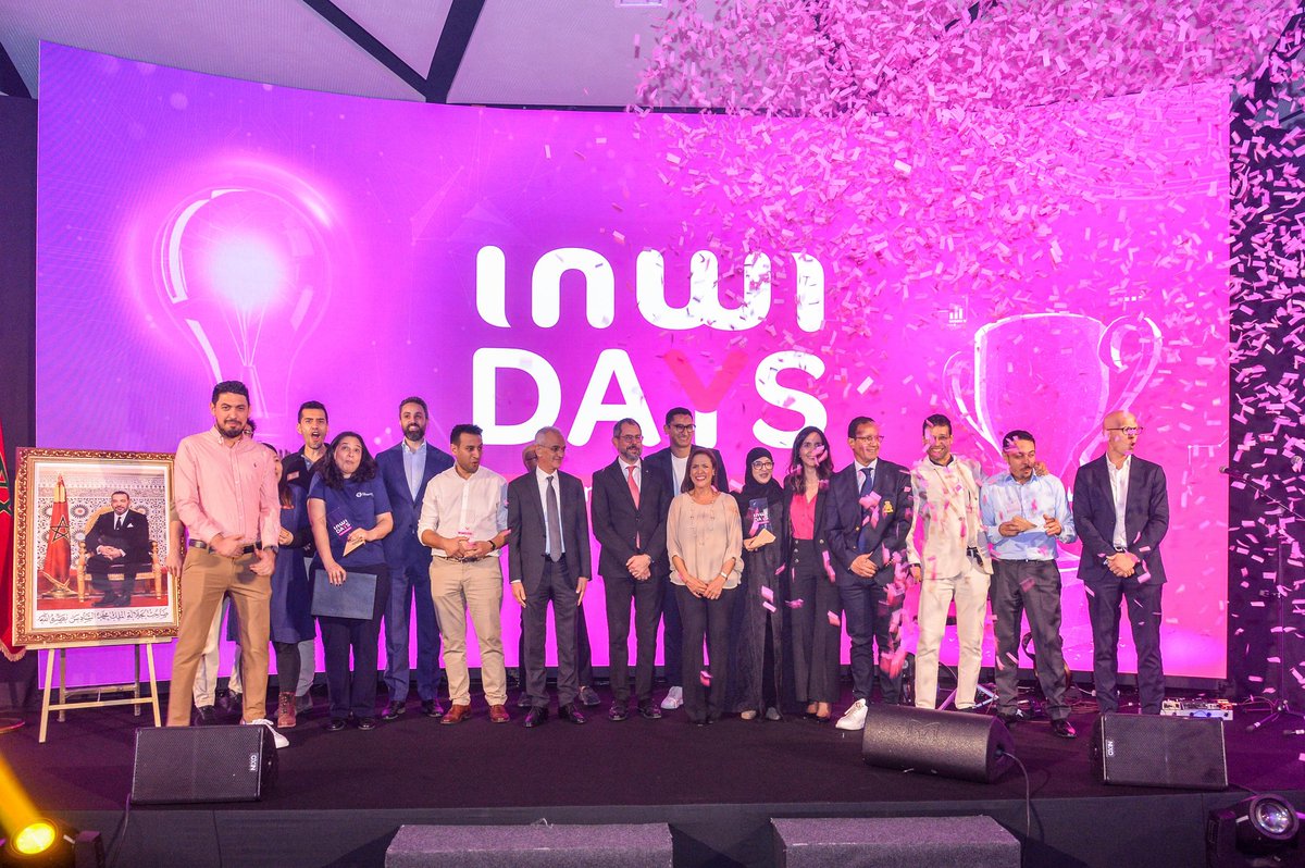inwi's tweet photo. Bravo à nos gagnants 👏
Et un grand merci à nos honorables membres du jury pour leur engagement et leur expertise.
#inwiDAYS #Startups #Innovation https://t.co/jgFq7rYuFh