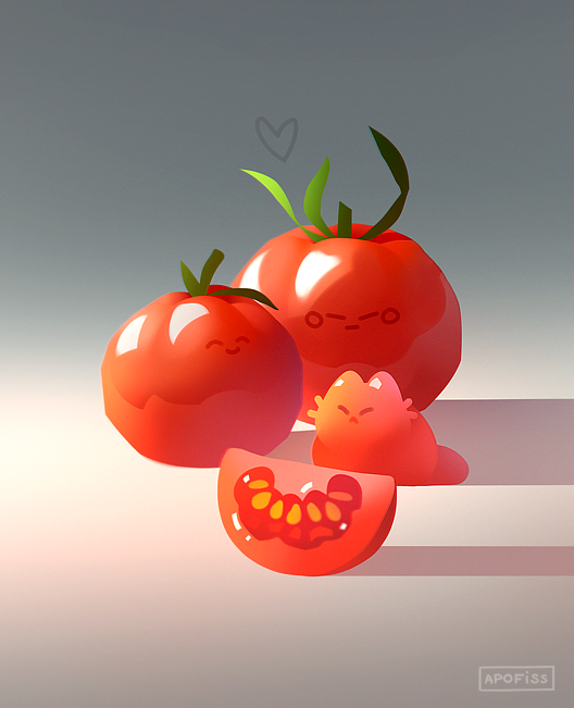 Tomato friends🍅/ᐠ˵- ⩊ -˵マ