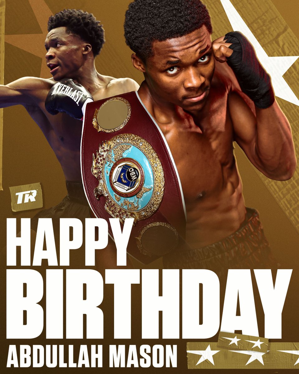 trboxing's tweet image. YEAR OF THE SMOKE 🔥

Happy birthday to #TopRank Lightweight champion @AbdullahMason_!