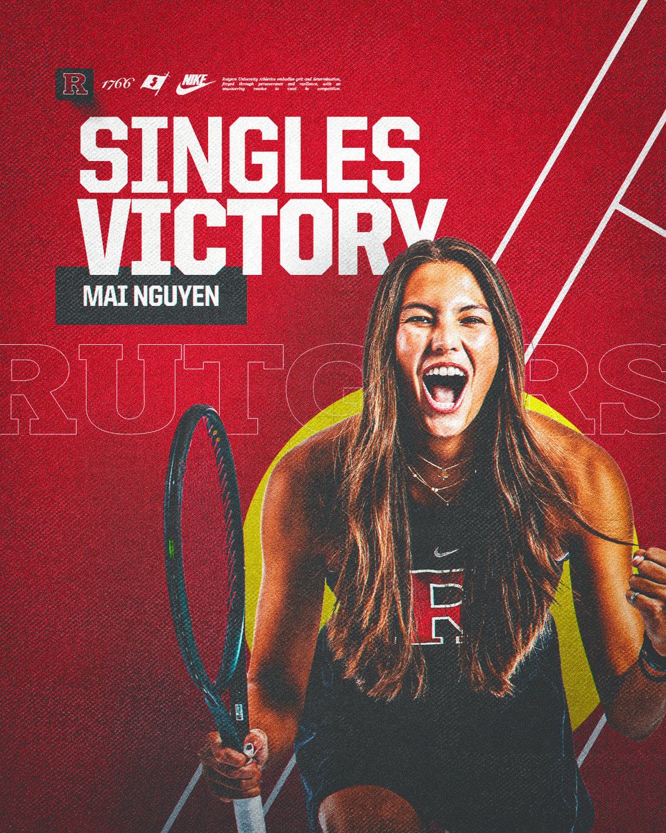 RutgersTennis's tweet photo. Mai Nguyen claims the first singles victory for RU!
๐บ: https://t.co/XA43xwlkmo
๐: https://t.co/mSps5Y6Zph
#GoRU | #RTennis https://t.co/ijDxTnfudb