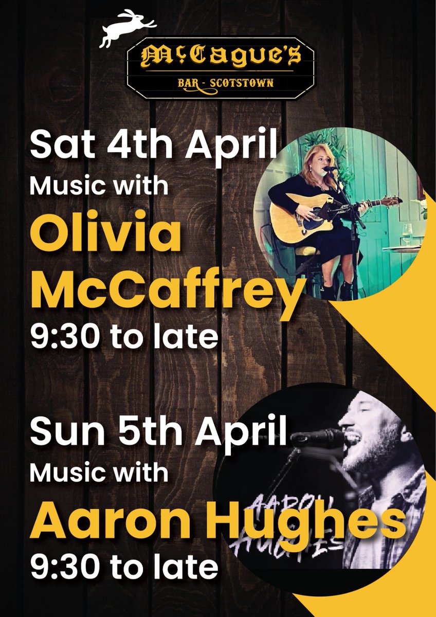 mccaguesbar's tweet photo. Bígí linn.
Easter weekend 🎶🎸🍺🍻 #Easter https://t.co/7MI3rxdHJU