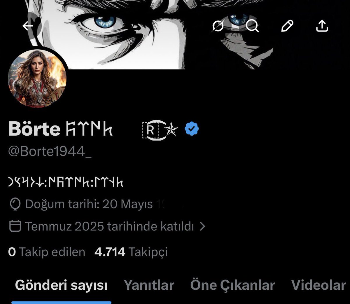 Börte 𐱅𐰇𐰼𐰰🇹🇷͜͜͡͡✯ tweet media