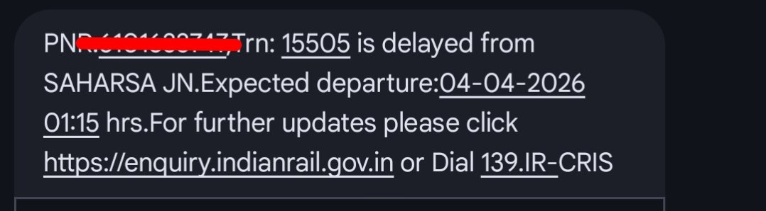 2 hr RESCHEDULED hone ke bad bhi train ka koi ata pta nhi hai...kya hal bna ke rkhe huye hai

<a href="/RailwaySeva/">RailwaySeva</a> <a href="/RailMinIndia/">Ministry of Railways</a> <a href="/spjdivn/">DRM SAMASTIPUR</a>