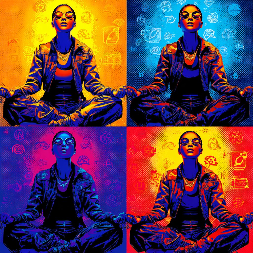 Modern Pop Star Guru $POP #POP #postarguru #art #meditation